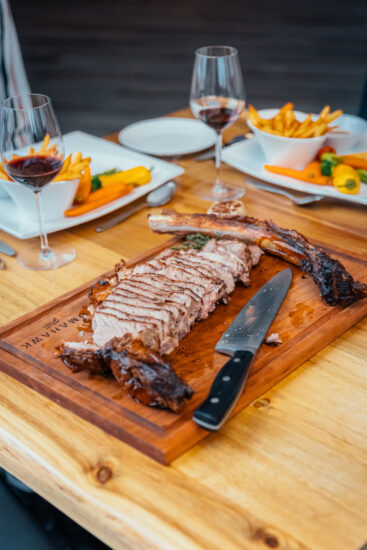 Tomahawk Grill is an absolute gem! The salmon was cooked to perfection—tender, flaky, and bursting with flavor.