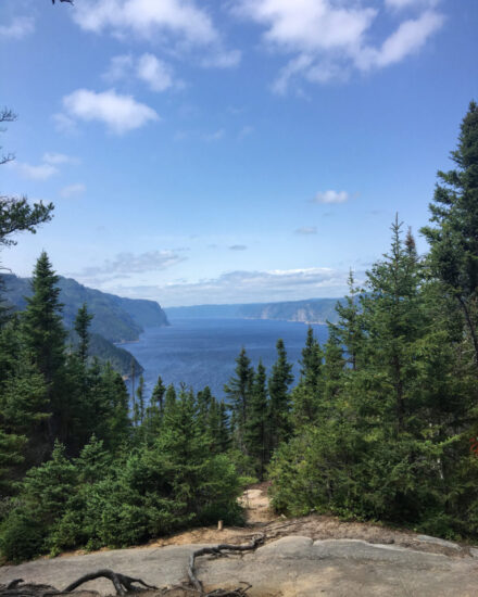 Breathtaking landscapes of the Saguenay Fjord, where cliffs meet serene waters.
